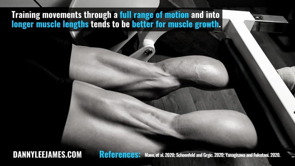 Strong man performing lying leg curl for hamstring muscle growth