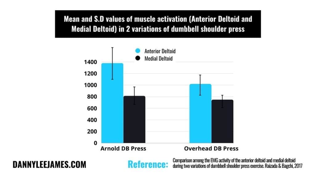 Arnold Press Muscles Worked Graph